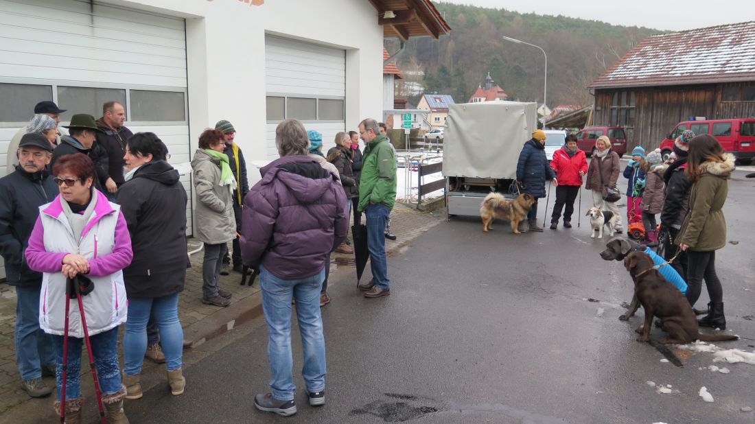 Winterwanderung mit Totenweg Einweihung 2019